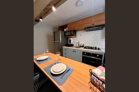 Sala/Cozinha de apartamento à venda com 1 quarto, 39m² em Consolação, São Paulo
