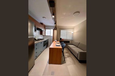 Sala/Cozinha de apartamento à venda com 1 quarto, 39m² em Consolação, São Paulo