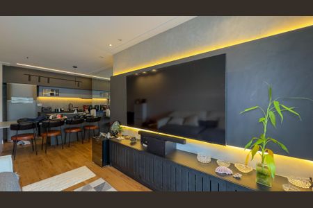 Sala de apartamento à venda com 2 quartos, 75m² em Cidade Monções, São Paulo