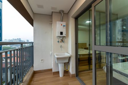 Varanda de apartamento à venda com 1 quarto, 28m² em Parada Inglesa, São Paulo