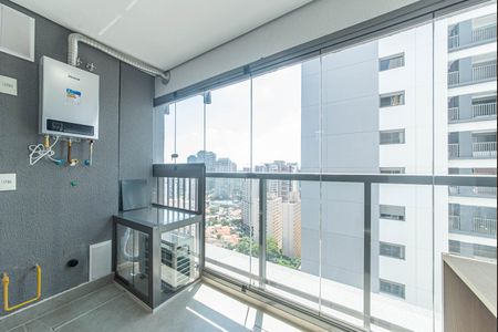 Varanda de apartamento para alugar com 1 quarto, 28m² em Santo Amaro, São Paulo