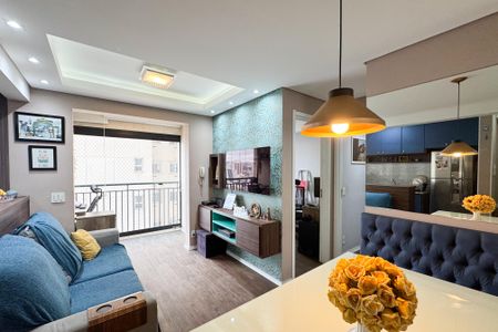 Sala de apartamento à venda com 2 quartos, 52m² em Jardim Olavo Bilac, São Bernardo do Campo