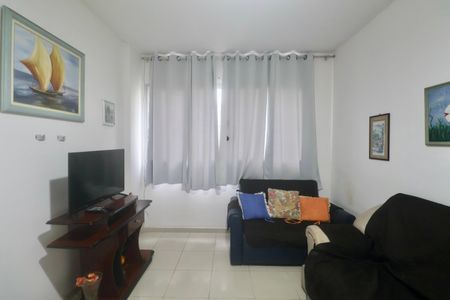 Sala de apartamento para alugar com 1 quarto, 55m² em Centro, Guarujá