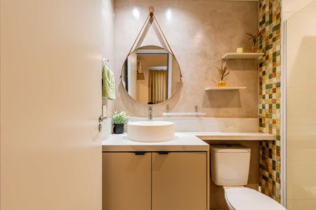 Apartamento para alugar com 25m², 1 quarto e sem vaga Apartamento para alugar com 25m², 1 quarto e sem vagaBanheiro