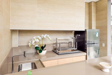 Studio para alugar com 37m², 1 quarto e sem vagaChurrasqueira