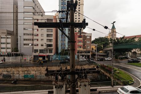 Vista do Quarto de kitnet/studio para alugar com 1 quarto, 27m² em Água Branca, São Paulo