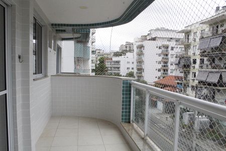 Varanda da Sala de apartamento para alugar com 4 quartos, 96m² em Anil, Rio de Janeiro