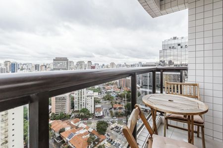 Varanda de apartamento para alugar com 1 quarto, 40m² em Vila Nova Conceição, São Paulo