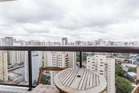 Varanda de apartamento para alugar com 1 quarto, 40m² em Vila Nova Conceição, São Paulo
