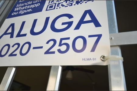 Apartamento para alugar com 44m², 1 quarto e 1 vagaPlaca instalada