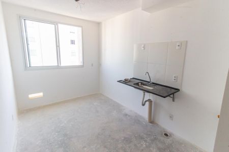 Sala/Cozinha de apartamento para alugar com 1 quarto, 24m² em Belenzinho, São Paulo