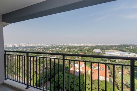 Varanda de kitnet/studio para alugar com 1 quarto, 34m² em Santo Amaro, São Paulo