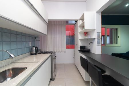 Apartamento à venda com 43m², 1 quarto e sem vagaCozinha e Área de Serviço