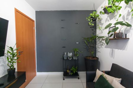 Sala de apartamento para alugar com 2 quartos, 56m² em Novo Mundo, Uberlândia