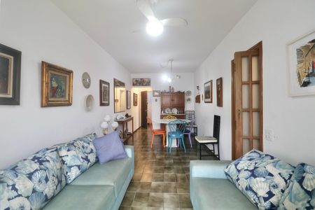 Sala de apartamento para alugar com 2 quartos, 72m² em Tortuga, Guarujá