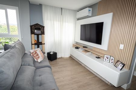Sala de apartamento à venda com 2 quartos, 66m² em Jardim Lindóia, Porto Alegre