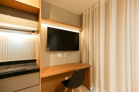 Studio para alugar com 25m², 1 quarto e sem vaga Studio para alugar com 25m², 1 quarto e sem vagaStudio - Quarto e Cozinha