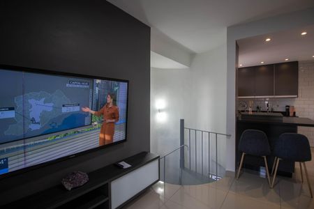 Sala/Cozinha  de apartamento para alugar com 1 quarto, 68m² em Vila Andrade, São Paulo