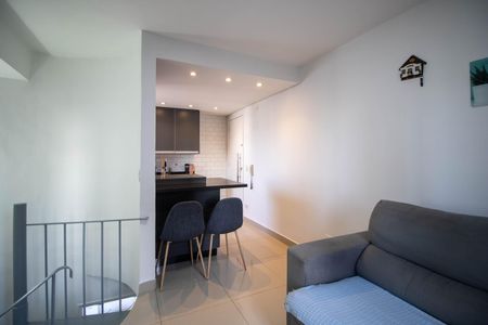 Sala/Cozinha  de apartamento para alugar com 1 quarto, 68m² em Vila Andrade, São Paulo