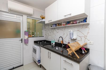 Cozinha de casa de condomínio à venda com 2 quartos, 50m² em Vila Germinal, São Paulo