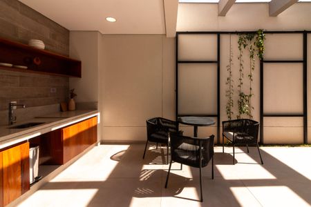 Apartamento à venda com 27m², 1 quarto e sem vagaÁrea gourmet