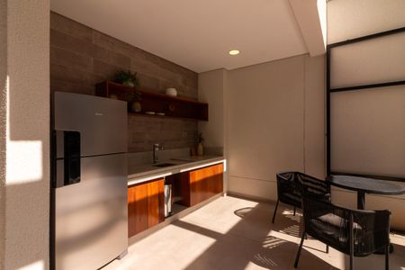 Apartamento à venda com 27m², 1 quarto e sem vagaÁrea gourmet