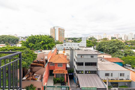 Vista do Quarto de apartamento à venda com 1 quarto, 27m² em Indianópolis, São Paulo