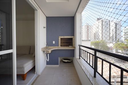 Varanda da Sala de apartamento para alugar com 3 quartos, 128m² em Kobrasol, São José
