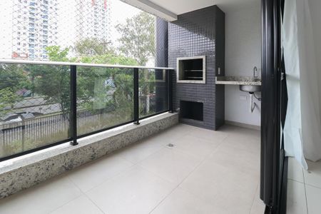 Varanda da Sala de apartamento para alugar com 3 quartos, 105m² em Campo Comprido, Curitiba