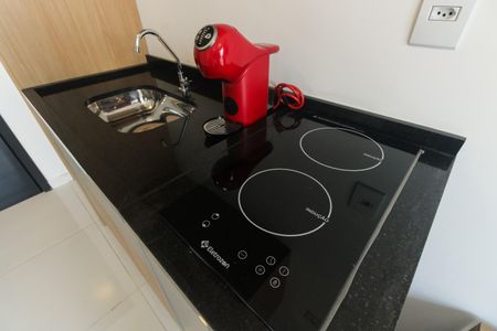 Studio para alugar com 23m², 1 quarto e sem vaga Studio para alugar com 23m², 1 quarto e sem vagaStudio - Cozinha