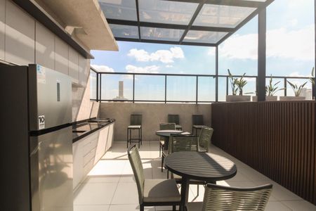 Studio para alugar com 23m², 1 quarto e sem vaga Studio para alugar com 23m², 1 quarto e sem vagaÁrea Comum - Churrasqueira