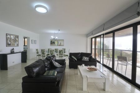 Sala de apartamento para alugar com 4 quartos, 200m² em Vila Luis Antonio, Guarujá