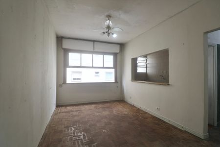 Sala de apartamento para alugar com 1 quarto, 70m² em Barra Funda, Guarujá