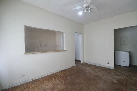 Sala de apartamento para alugar com 1 quarto, 70m² em Barra Funda, Guarujá