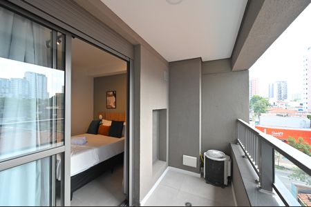 Studio à venda com 28m², 1 quarto e sem vagaVaranda