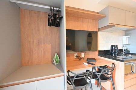 Studio à venda com 28m², 1 quarto e sem vagaSala/Quarto