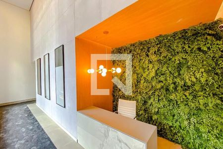 Studio para alugar com 28m², 1 quarto e sem vaga Studio para alugar com 28m², 1 quarto e sem vagaHall de entrada