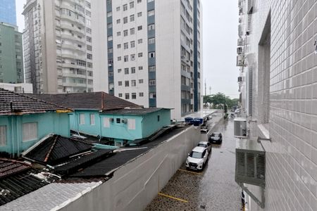 Vista do Quarto 1 de kitnet/studio para alugar com 1 quarto, 28m² em José Menino, Santos