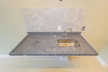 Studio para alugar com 25m², 1 quarto e sem vagaDetalhe - Cozinha