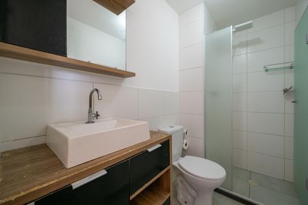 Studio para alugar com 34m², 2 quartos e sem vaga Studio para alugar com 34m², 2 quartos e sem vagaBanheiro