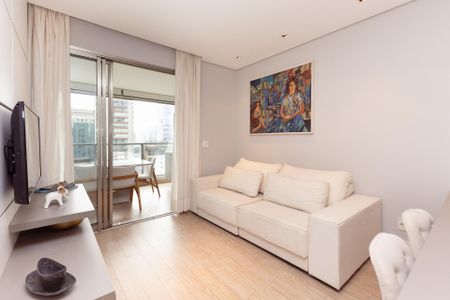 Sala de apartamento para alugar com 1 quarto, 62m² em Itaim Bibi, São Paulo