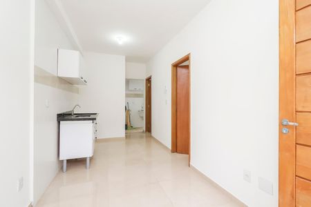 Sala/Cozinha de casa de condomínio para alugar com 2 quartos, 46m² em Cidade Antônio Estêvão de Carvalho, São Paulo