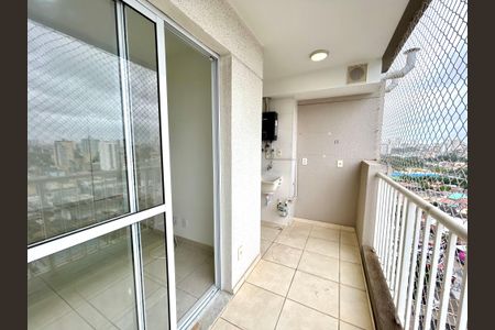Varanda da Sala de apartamento para alugar com 2 quartos, 55m² em Vila Galvão, Guarulhos