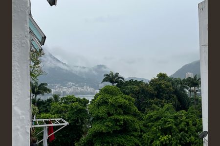 Vista sala  de apartamento à venda com 1 quarto, 45m² em Leblon, Rio de Janeiro