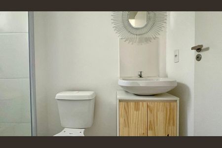 Banheiro de kitnet/studio à venda com 1 quarto, 24m² em Jardim Paulista, São Paulo