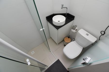 Studio para alugar com 25m², 1 quarto e sem vagaBanheiro do Studio