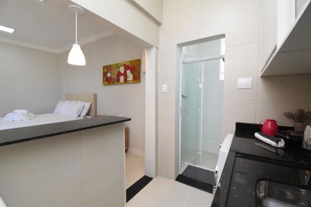 Studio para alugar com 25m², 1 quarto e sem vagaCozinha do Studio