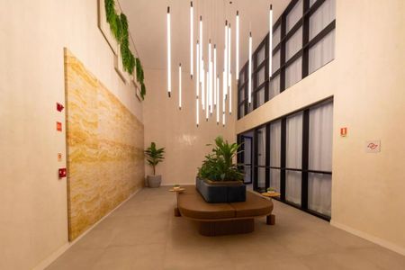 Studio para alugar com 24m², 1 quarto e sem vaga Studio para alugar com 24m², 1 quarto e sem vagaHall social