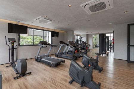 Apartamento para alugar com 36m², 1 quarto e sem vaga Apartamento para alugar com 36m², 1 quarto e sem vagaAcademia