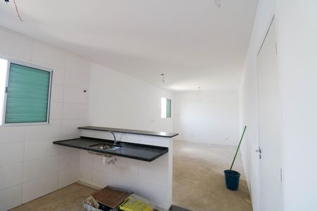 Sala / Cozinha de apartamento à venda com 3 quartos, 70m² em Jardim Santo Antonio, São Paulo